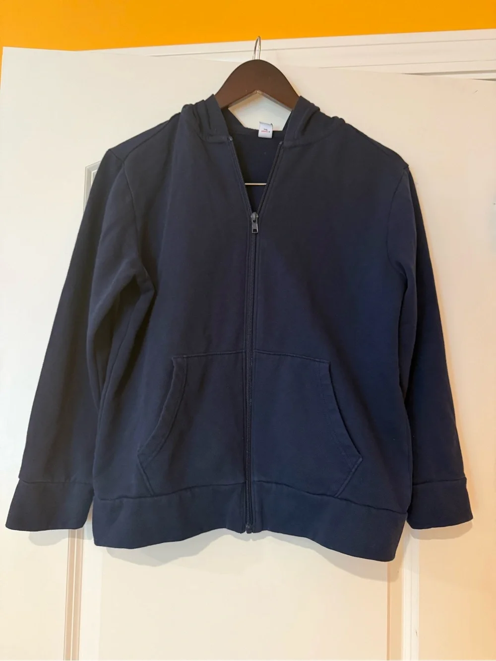 Old Navy Kids Navy Blue Zip-Up Hoodie Sweatshirt - Size XL 14/16